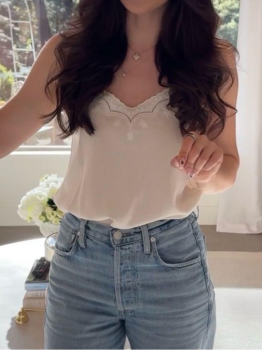 Sezane Palma Top - Ecru